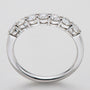 Adeline Seven Stone Half Eternity Band view 3