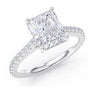 Clarisse Radiant Hidden Halo Ring view 3