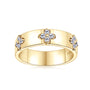 Mariette Clover Band in gold plated view 5