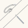 Blanche Seven Stone Drop Necklace view 4