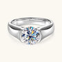 Constance Half Bezel Solitaire Ring view 2