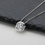 Cosette Bezel Slider Pendant view 4