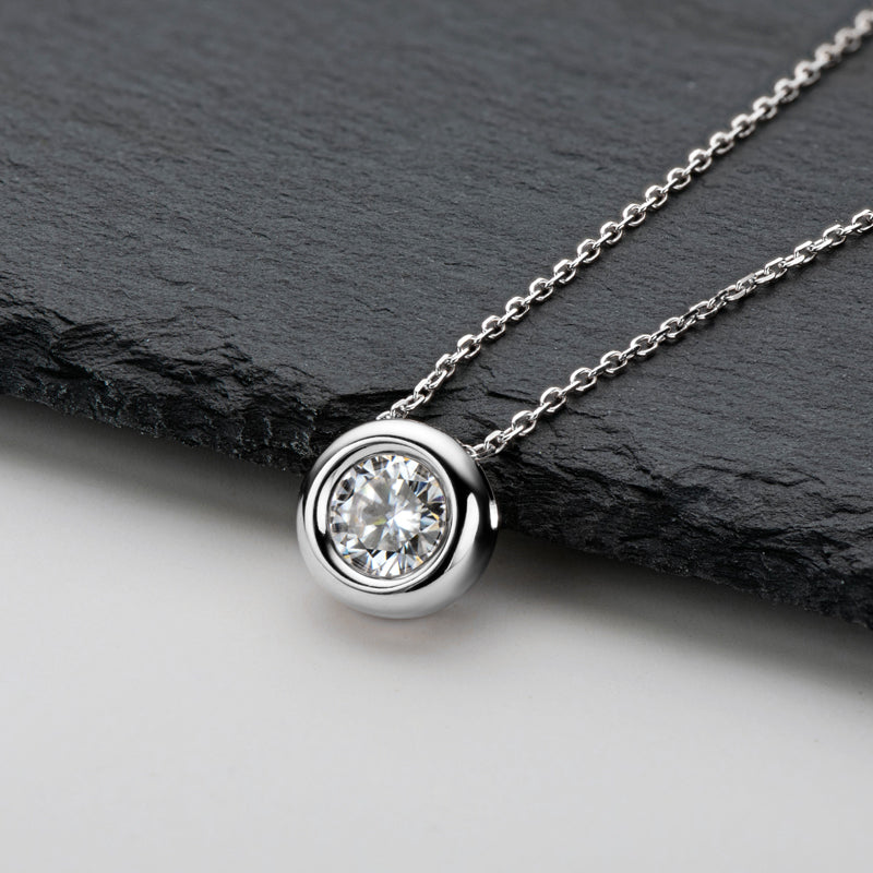 Cosette Bezel Slider Pendant view 4