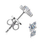Fleur Cluster Climber Studs view 4