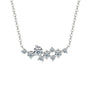 Celeste Cluster Necklace in sterling silver