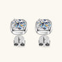 Maelle Cushion Bezel Studs view 5