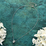 Berenice Oval Solitaire Necklace view 4