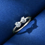 Adele Heart Bow Ring view 3