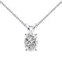 Oceane Oval Solitaire Pendant view 2