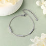 Mirabelle Three Bar Bracelet in sterling silver