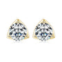 Therese Trillion Frame Studs in gold plate, view 4