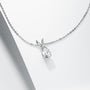 Melisande Pear Solitaire Pendant view 3