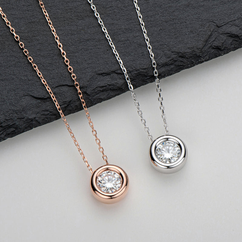Cosette Bezel Slider Pendant view 8