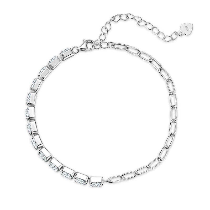 Lucille Tennis and Paperclip Bracelet view 4