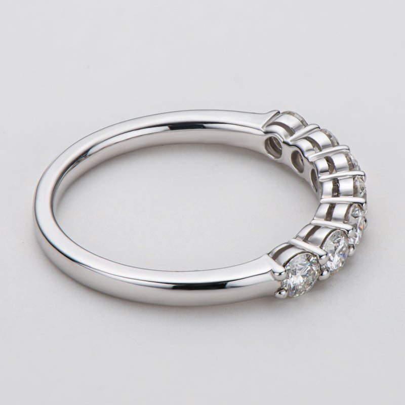 Adeline Seven Stone Half Eternity Band view 5