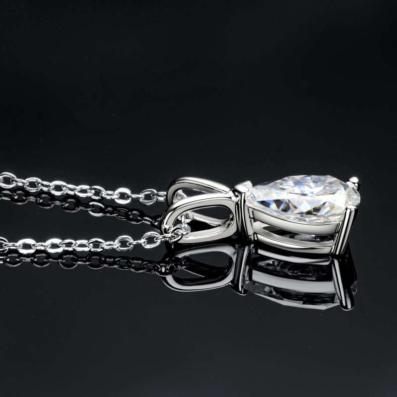 Melisande Pear Solitaire Pendant view 5
