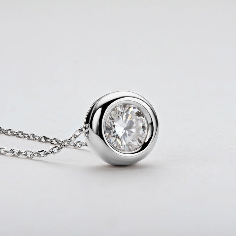 Cosette Bezel Slider Pendant view 3