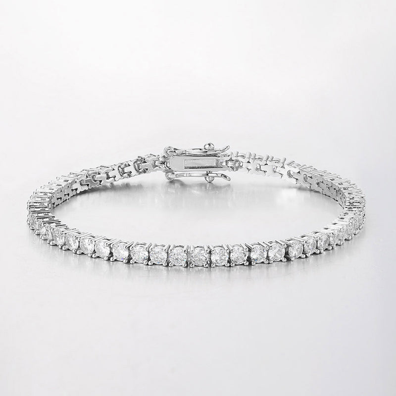 Luisa Tennis Bracelet in sterling silver