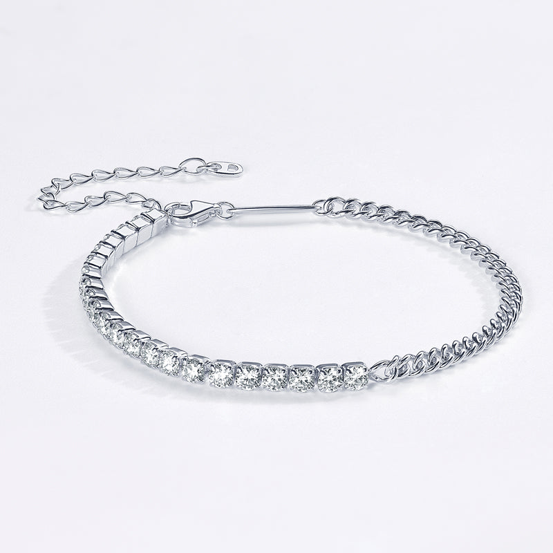Odile Half Tennis Bracelet view 3