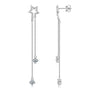 Rosine Star Chain Drop Earrings view 3