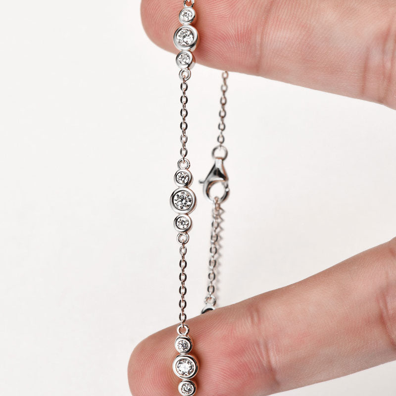 Armelle Bezel Trio Bracelet view 7