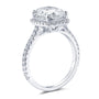 Eugenie Cushion Halo Ring view 6