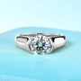 Constance Half Bezel Solitaire Ring view 6