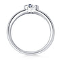 Ines Heart Solitaire Ring view 3