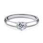 Ines Heart Solitaire Ring view 2