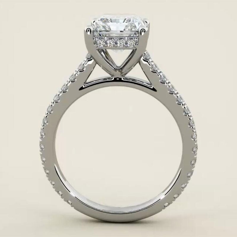 Clarisse Radiant Hidden Halo Ring view 5
