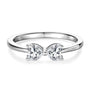 Adele Heart Bow Ring view 2