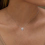 Solange Crushed Ice Oval Necklace view 7