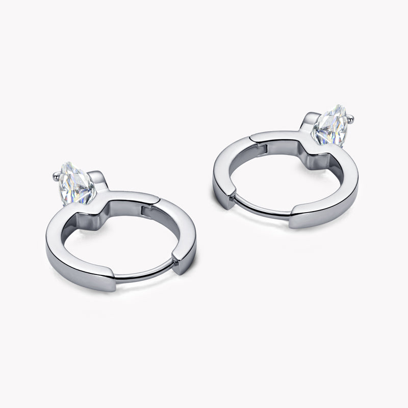 Margot Solitaire Drop Huggies view 4