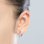 Laure Five Stone Hoops view 5