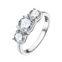 Yvonne Shared Prong Trilogy Ring view 3