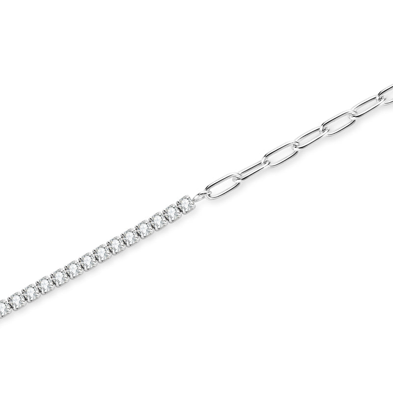 Lucille Tennis and Paperclip Bracelet view 8