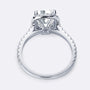 Eugenie Cushion Halo Ring view 8