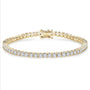 Luisa Tennis Bracelet in gold plated