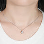 Lucie Bezel Drop Pendant view 7