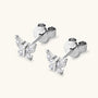 Nadine Pave Butterfly Studs view 6