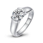 Constance Half Bezel Solitaire Ring view 5