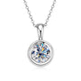 Perrine Bezel Solitaire Pendant view 3