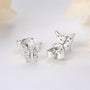 Nadine Pave Butterfly Studs view 7