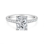 Clarisse Radiant Hidden Halo Ring view 2