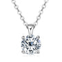 Mia Solitaire Pendant in sterling silver