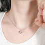Lucie Bezel Drop Pendant view 6