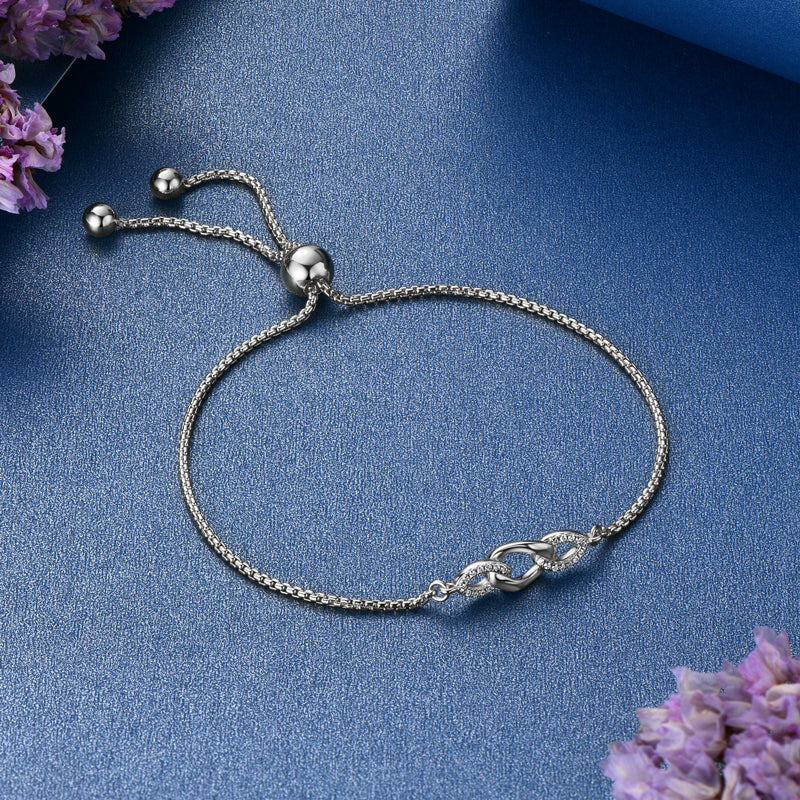 Severine Linked Ovals Bracelet view 2