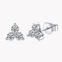 Hayley Trinity Cluster Studs in sterling silver