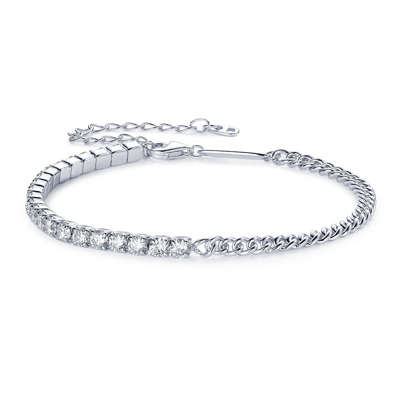 Odile Half Tennis Bracelet view 2