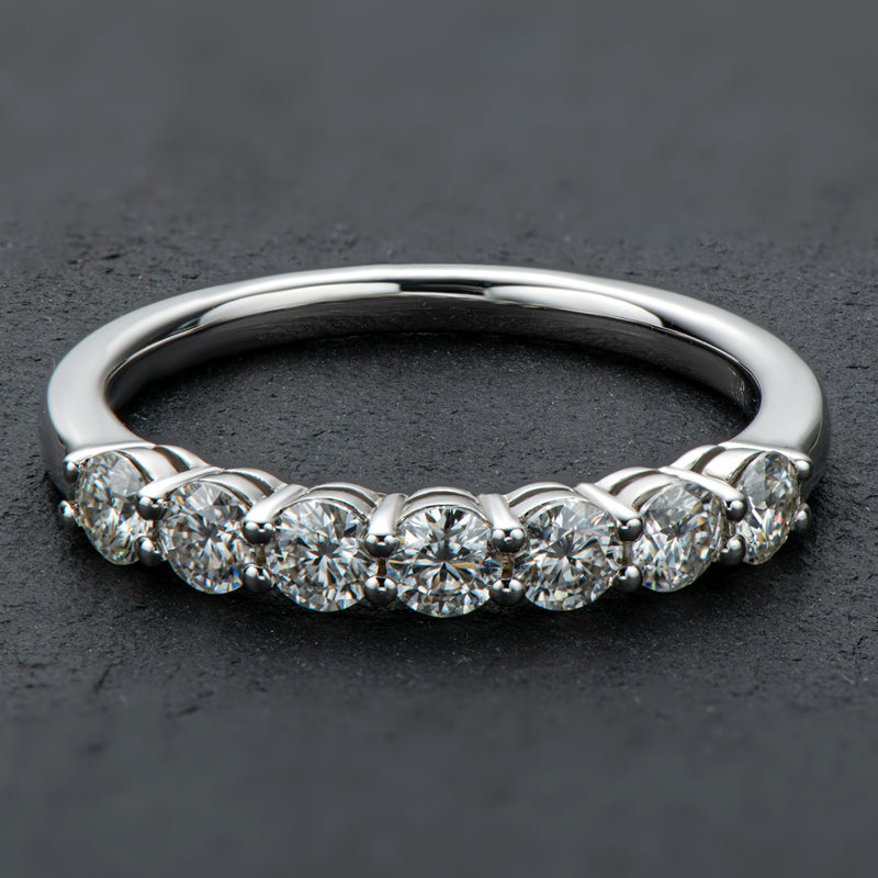 Adeline Seven Stone Half Eternity Band view 6